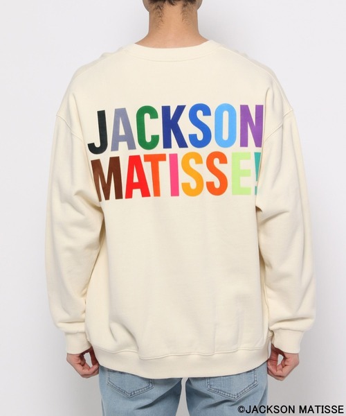 「JACKSON MATISSE」 スウェットカットソー MEDIUM ネイビー メンズ_画像7