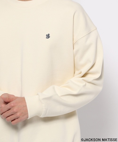 「JACKSON MATISSE」 スウェットカットソー MEDIUM ネイビー メンズ_画像9