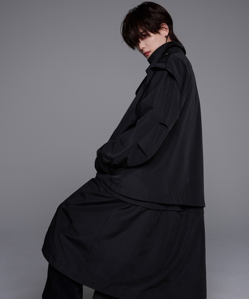「ADRER」 トレンチコート LARGE ベージュ メンズ_画像2