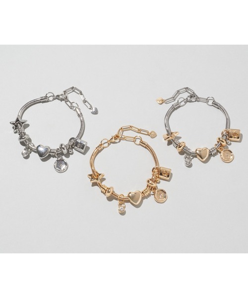 GOLDY（ゴールディ） ブレスレット ミックス モチーフ スネーク