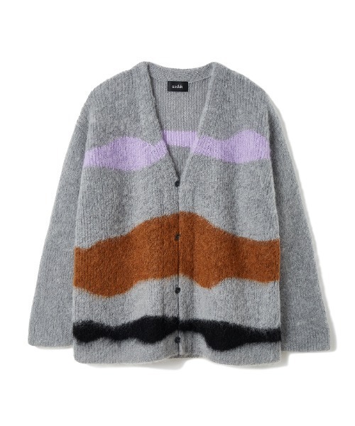 カーディガン 「soduk」drawing knit cardigan レディース : ZOZOTOWN