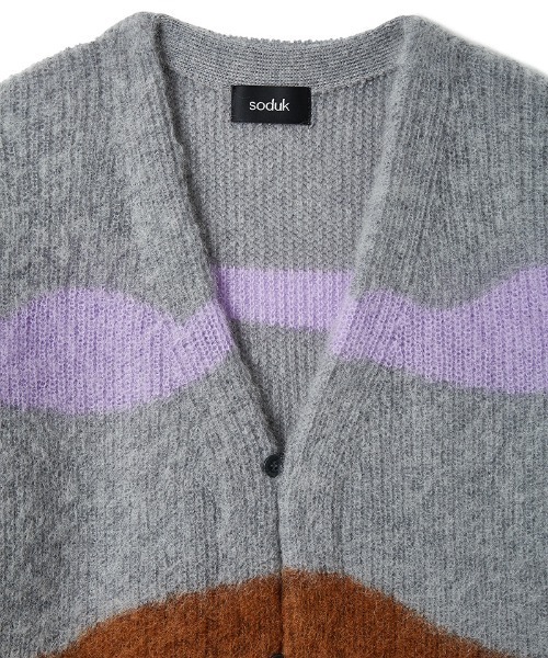 カーディガン 「soduk」drawing knit cardigan レディース : ZOZOTOWN