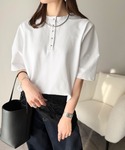 tシャツ 半袖 着映え度100%。前後2way...の詳細画像1