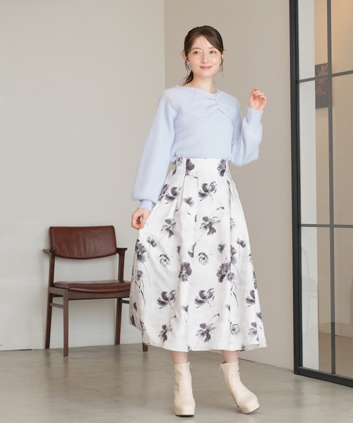 「ASTORIA ODIER」 長袖ニット MEDIUM ホワイト レディース_画像5