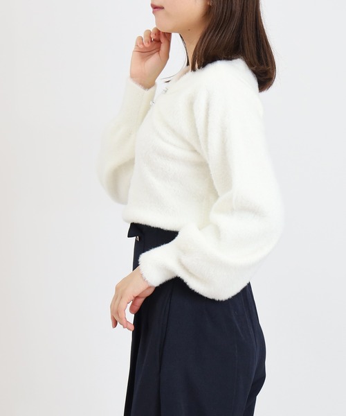 「ASTORIA ODIER」 長袖ニット MEDIUM ホワイト レディース_画像8