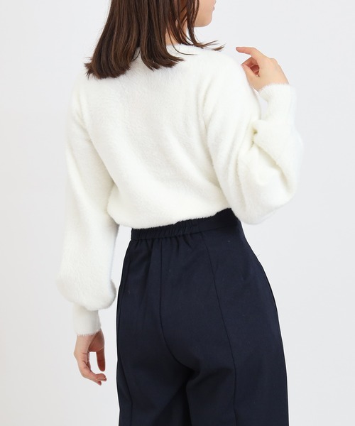 「ASTORIA ODIER」 長袖ニット MEDIUM ホワイト レディース_画像9