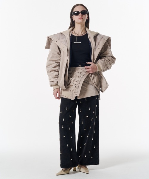 JOSE MOON（ジョゼムーン） スカート WRAP MA-1 SKIRT/ラップ MA-1