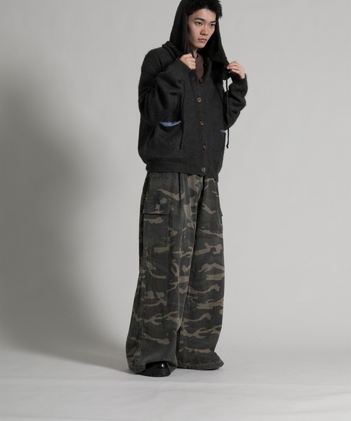 「aimoha」 カーゴパンツ X-LARGE グリーン メンズ_画像3