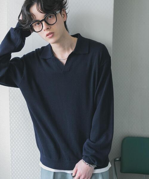 長袖ニット SENSE OF PLACE by URBAN RESEARCH セーター ニット 「洗濯可