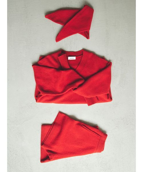 「MIESROHE」 長袖ニット F イエロー レディース_画像3