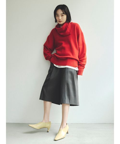 「MIESROHE」 長袖ニット F イエロー レディース_画像6