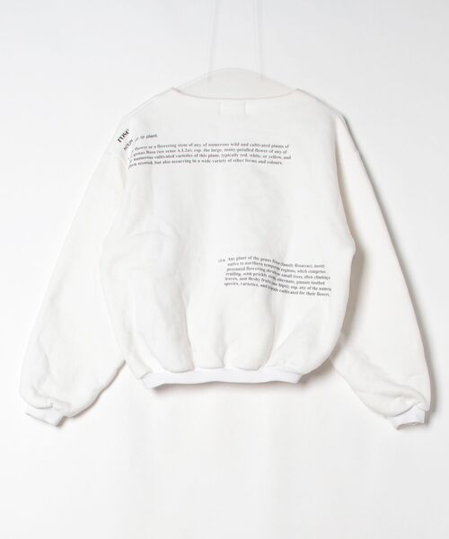 「TANAKA」 スウェットカットソー X-SMALL ホワイト レディース_画像2