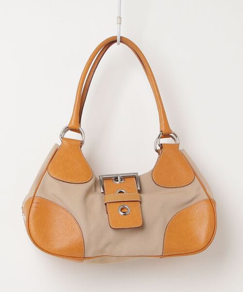 PRADA（プラダ） 三角ロゴ トートバッグ - ベージュ レディース 