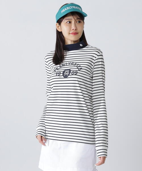 PEARLY GATES（パーリーゲイツ） tシャツ 「PEARLY GATES」ボーダー柄