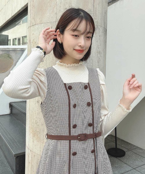 「an another angelus」 ジャケット FREE ベージュ レディース_画像7