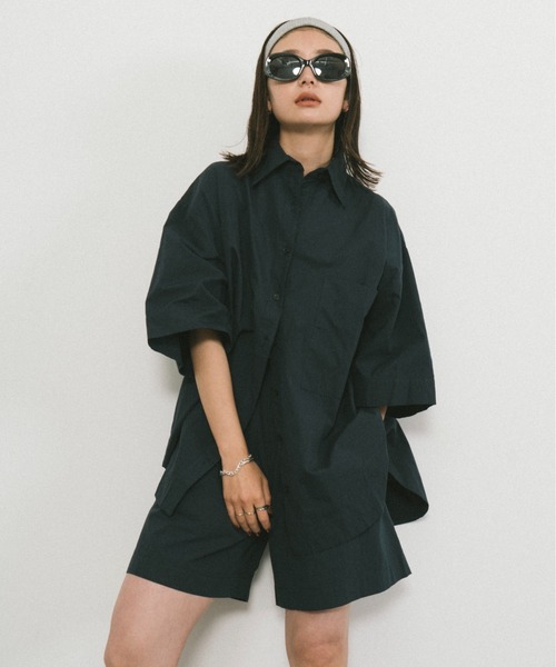 「HANNE」 セットアップ FREE ネイビー レディース_画像5