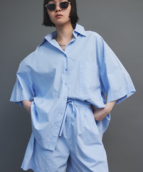 「HANNE」 セットアップ FREE ネイビー レディース_画像8