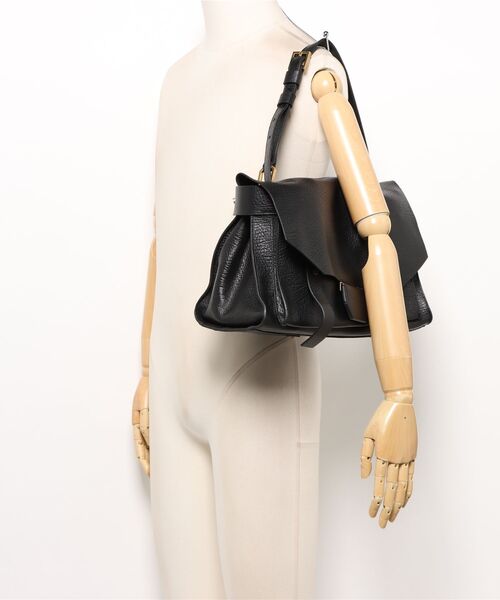 ショルダーバッグ バッグ URSA GRAIN LEATHER SATCHEL BAG | URSA GRAIN レザー サッチェル バッグの画像