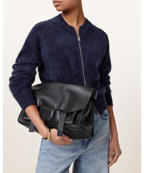 ショルダーバッグ バッグ URSA GRAIN LEATHER SATCHEL BAG | URSA GRAIN レザー サッチェル バッグの画像
