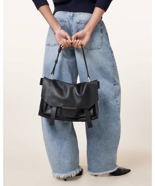 ショルダーバッグ バッグ URSA GRAIN LEATHER SATCHEL BAG | URSA GRAIN レザー サッチェル バッグの画像
