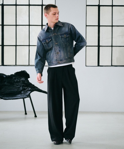 Regen Glanz デニムジャケット gジャン vintage wash denim jacket