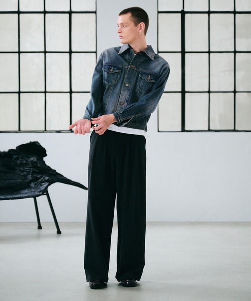 ジャケット・アウター [Regen Glanz]vintage wash denim jacket Regen Glanz デニムジャケット gジャン vintage wash denim jacket