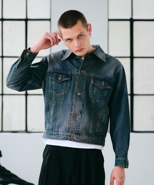 Regen Glanz デニムジャケット gジャン vintage wash denim jacket