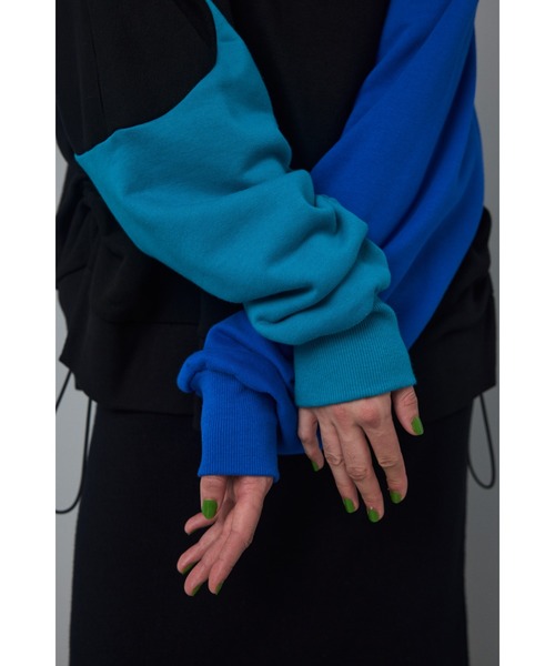 「HeRIN.CYE」 スウェットカットソー FREE ブラック レディースの画像