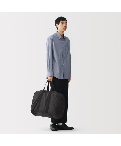 無印良品（MUJI） ボストンバッグ たためる 撥水 旅に便利な ボストン