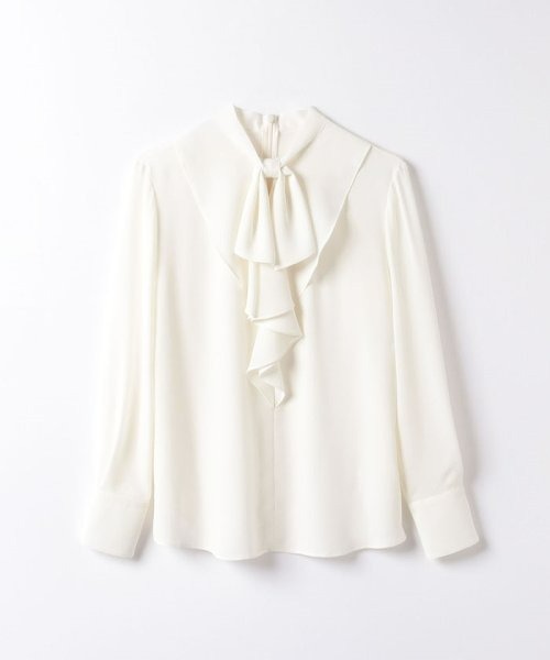 「allureville」 長袖ブラウス 2 ブルー レディース_画像2