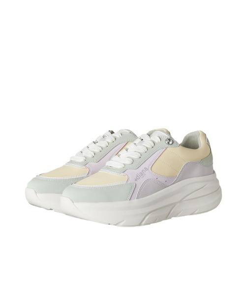 「+diana」 ローカットスニーカー 23.5cm ダークベージュ レディース_画像3