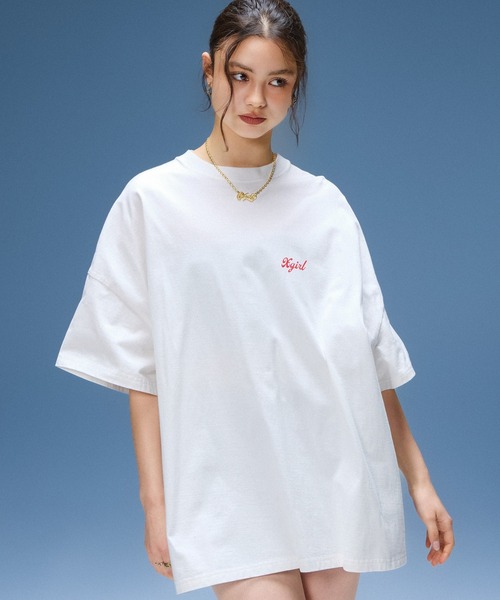 ワンピース SPRAY FACE S/S BIG TEE DRESSの画像