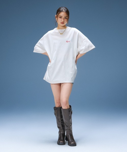 ワンピース SPRAY FACE S/S BIG TEE DRESSの画像