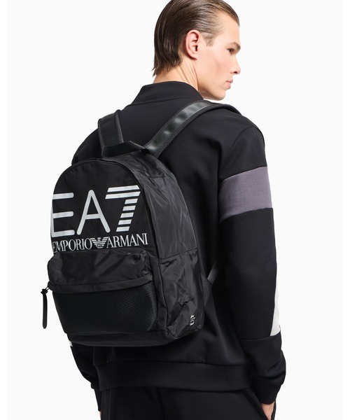 EA7 「EMPORIO ARMANI EA7」 リュック FREE ブラック メンズ