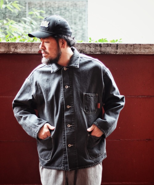 原宿 NATAL DESIGN インディゴ デニム ジャケット プルオーバー natal design（ネイタルデザイン） デニムジャケット gジャン BRIAN