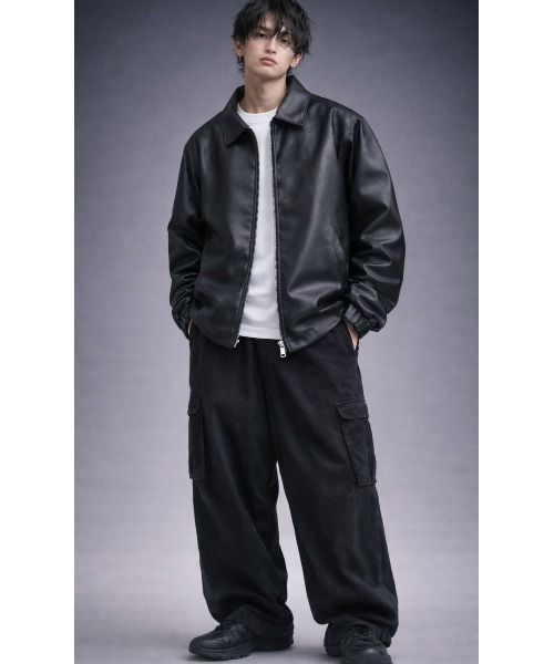 Sakka ブルゾン アウター PUレザーJACKET メンズ レディース
