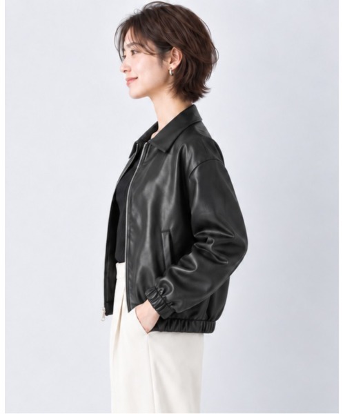 Sakka ブルゾン アウター PUレザーJACKET メンズ レディース