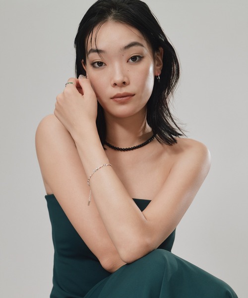 ブレスレット 「novice」 Spiral Chain Bracelet「Silver925」 レディースの画像