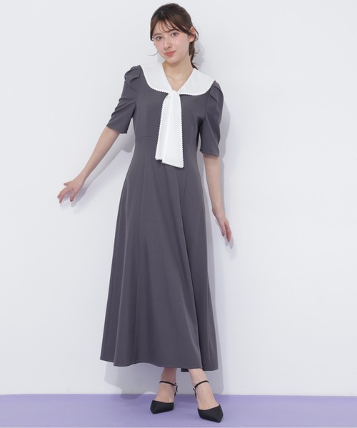 JILL by JILLSTUART セーラータイワンピース JILL by JILL STUART（ジルバイジルスチュアート） ワンピース 半袖