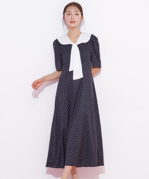 JILL by JILLSTUART セーラータイワンピース JILL by JILL STUART（ジルバイジルスチュアート） ワンピース 半袖