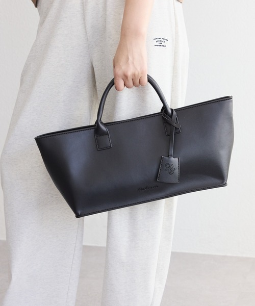 pual ce cin トートバッグ フェイクレザー2WAYワイドBAG レディース