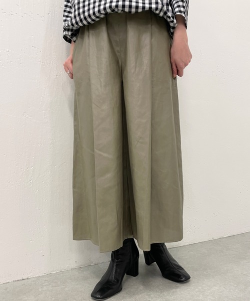 「BEARDSLEY」 イージーパンツ 1 ブラウン レディースの画像