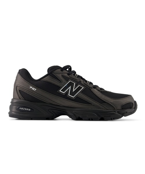 「New Balance」 ローカットスニーカー 23.5cm ブラック レディースの画像