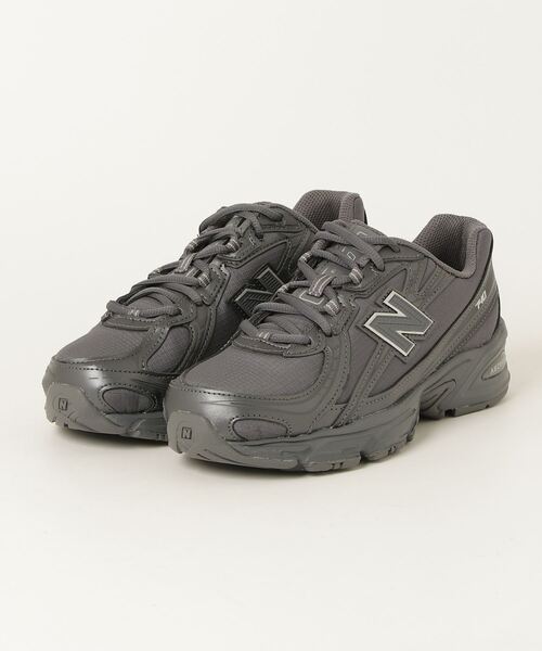 「New Balance」 ローカットスニーカー 23.5cm ブラック レディースの画像