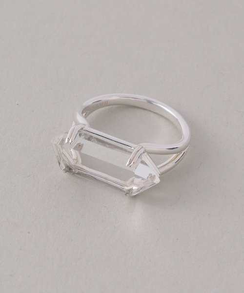 指輪 リング 「SAMH by LILAS」 ハーモニークォーツリング SV レディースの画像
