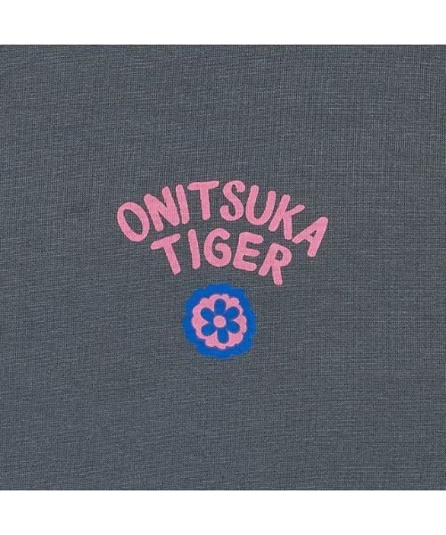「Onitsuka Tiger」 半袖Tシャツ L ホワイト×ピンク レディース_画像9