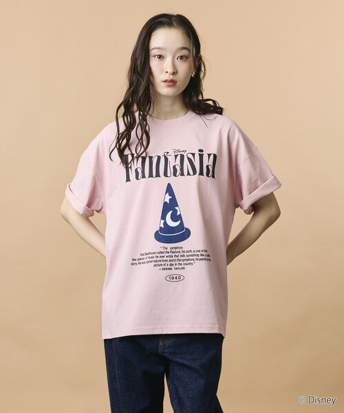 FANTASIAファンタジア 90s ソーサラー 90's ファンタジア FANTASIA (ディズニー) 中古・古着通販】DISNEY 大判Tシャツ トップス