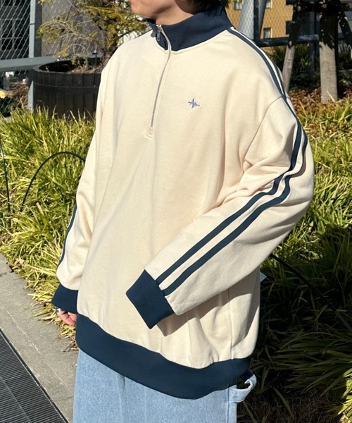 「ADAMASTE」 スウェットカットソー MEDIUM アイボリー メンズ_画像7
