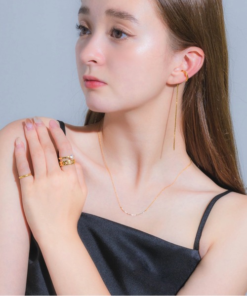 「muku」 ネックレス 45 シルバー レディース_画像9