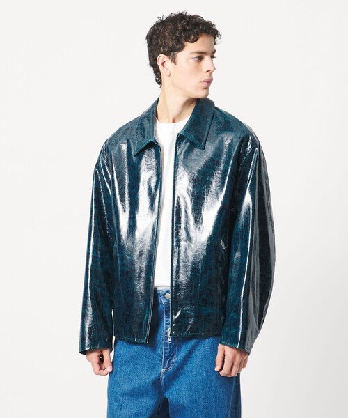 コート アウター 「LOEFF」CRAKLE OCEAN ジャケット UNISEX レディース メンズの画像